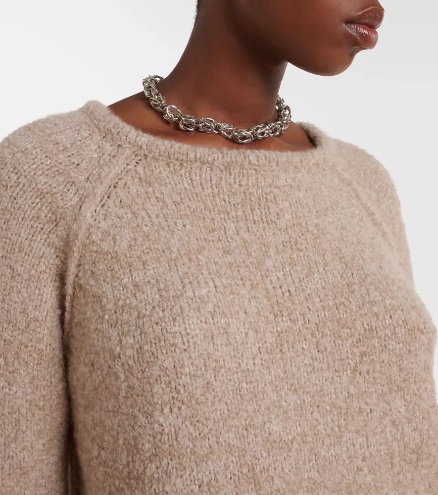 AGNONA Cashmere, silk, and wool sweater | Thumbnail 4