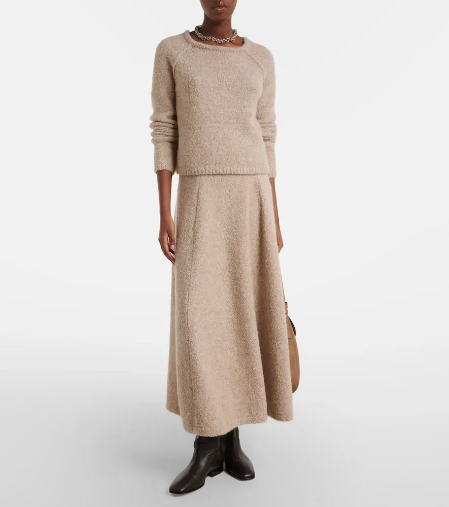 AGNONA Cashmere, silk, and wool sweater | Thumbnail 5