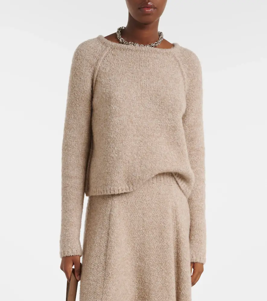 AGNONA Cashmere, silk, and wool sweater | Thumbnail 7