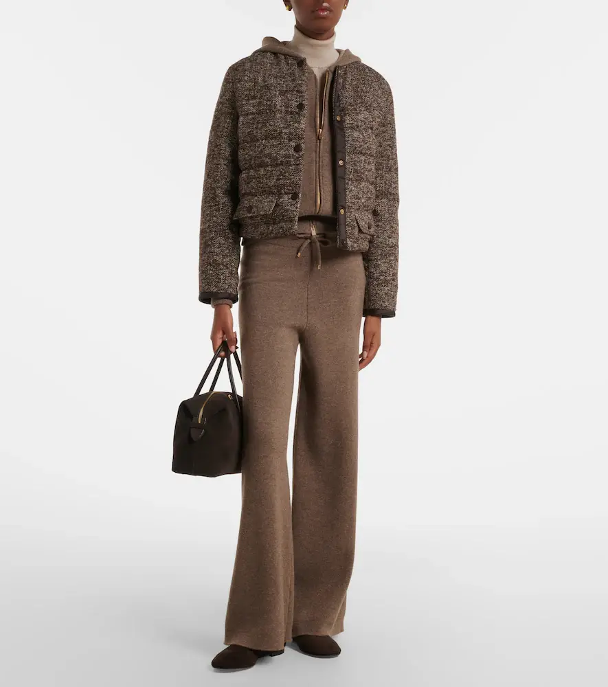 AGNONA Cashmere, wool, and silk hoodie | Thumbnail 4