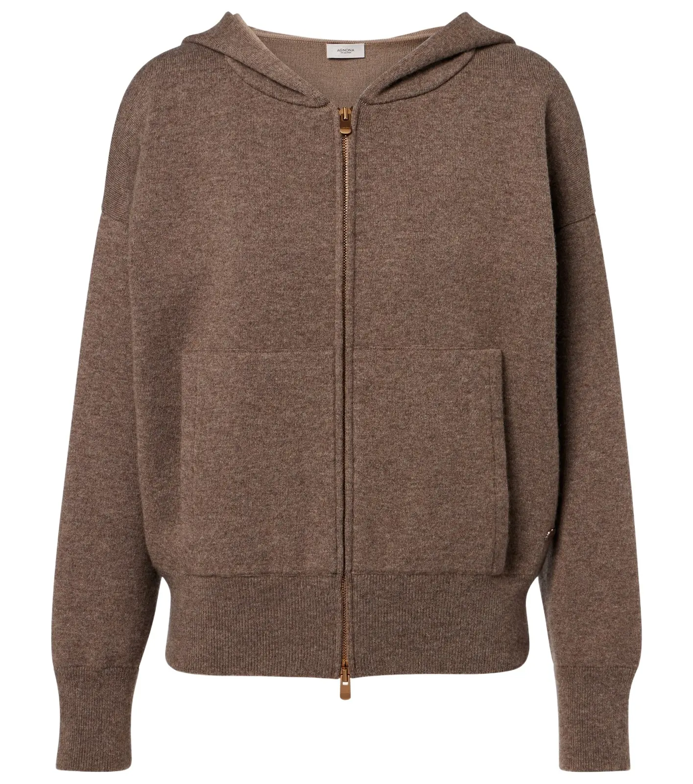 AGNONA Cashmere, wool, and silk hoodie