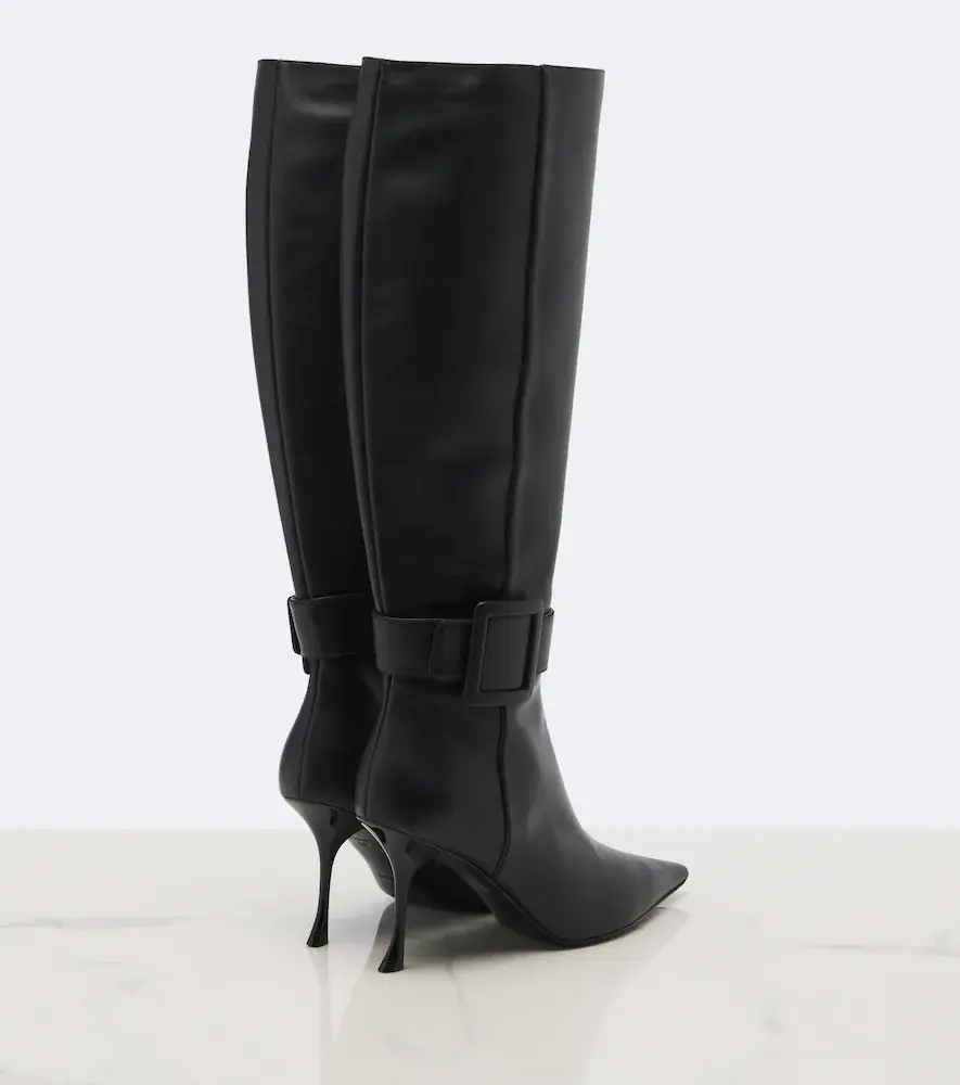 Roger Vivier Viv Ville leather knee-high boots | Thumbnail 3 Roger Vivier Viv Ville leather knee-high boots | Thumbnail 3
