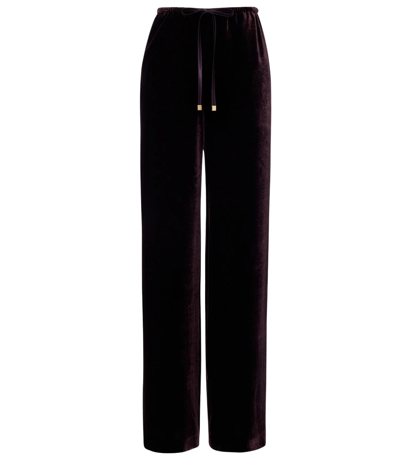 AGNONA Velvet wide-leg pants