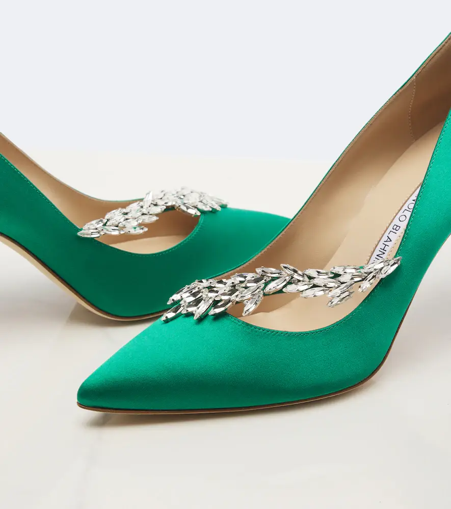 Manolo Blahnik Nadira embellished satin pumps | Thumbnail 4 Manolo Blahnik Nadira embellished satin pumps | Thumbnail 4
