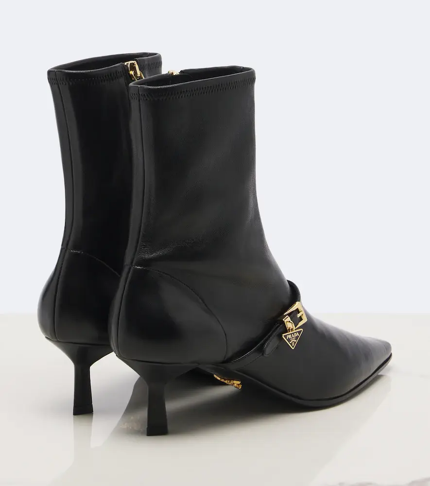Prada Leather ankle boots | Thumbnail 4 Prada Leather ankle boots | Thumbnail 4