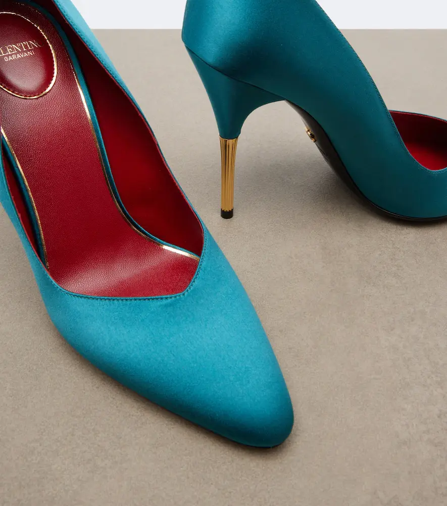 Valentino Garavani Enigme satin pumps | Thumbnail 2 Valentino Garavani Enigme satin pumps | Thumbnail 2