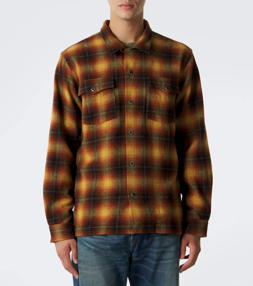 RRL Plaid wool-blend shirt | Thumbnail 2