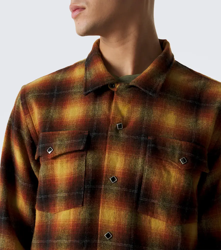 RRL Plaid wool-blend shirt | Thumbnail 3