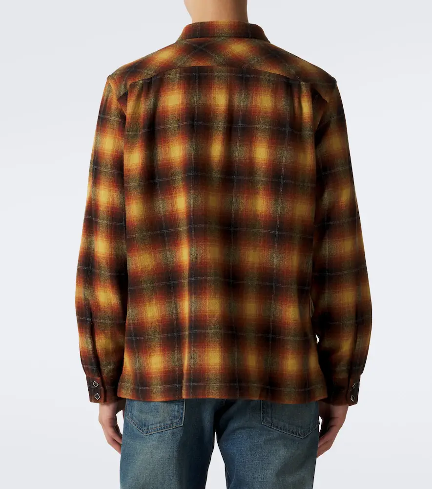 RRL Plaid wool-blend shirt | Thumbnail 7