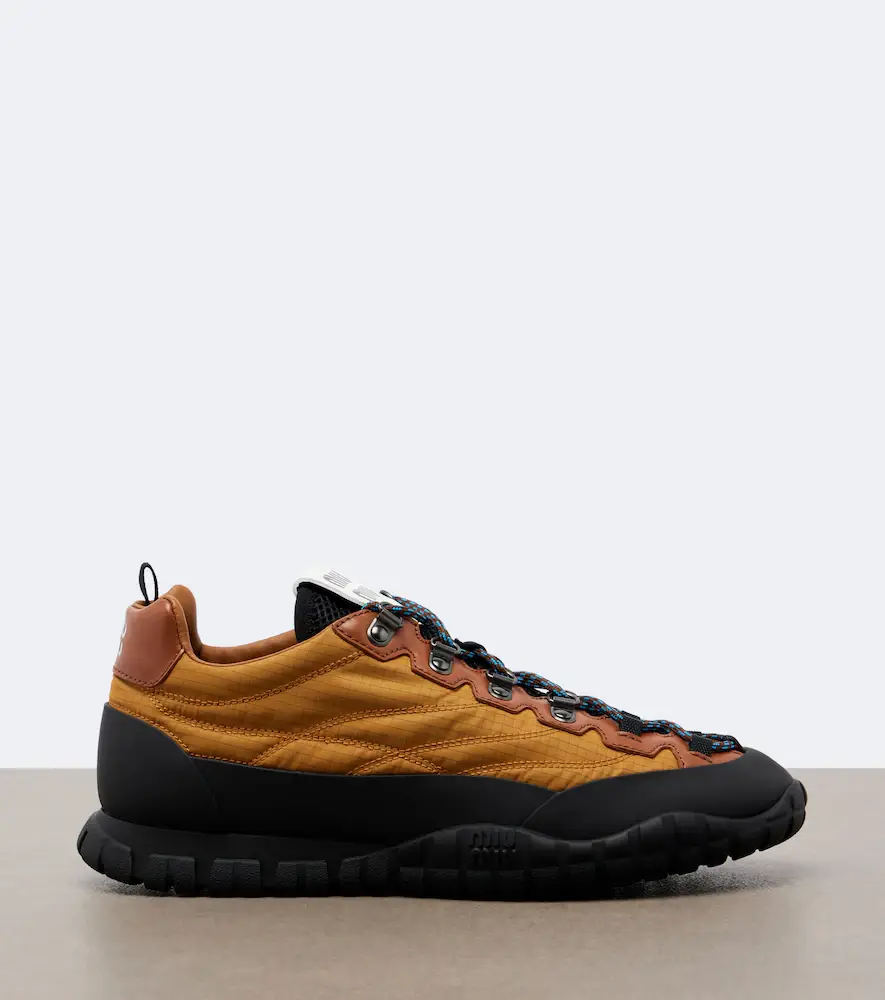 Miu Miu Leather-trimmed sneakers | Thumbnail 4 Miu Miu Leather-trimmed sneakers | Thumbnail 4