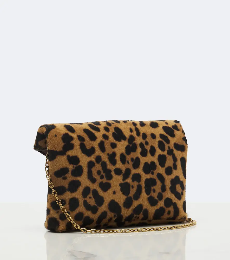 Saint Laurent Cassandre Small calf hair shoulder bag | Thumbnail 3
