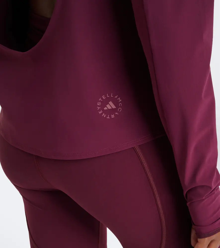 adidas by Stella McCartney Hooded open-back technical top | Thumbnail 2 adidas by Stella McCartney Hooded open-back technical top | Thumbnail 2