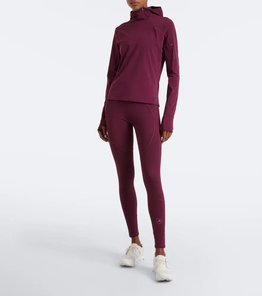 adidas by Stella McCartney Hooded open-back technical top | Thumbnail 3 adidas by Stella McCartney Hooded open-back technical top | Thumbnail 3