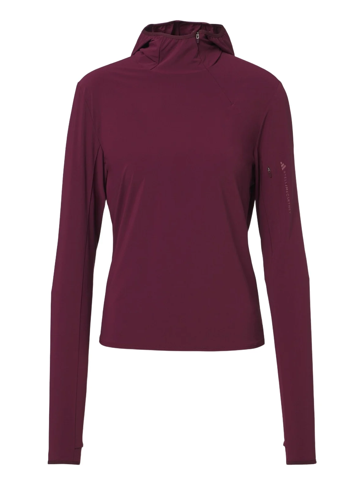 Hooded open-back technical top