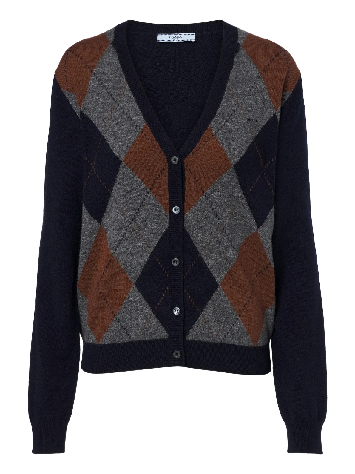 Argyle cashmere cardigan Argyle cashmere cardigan