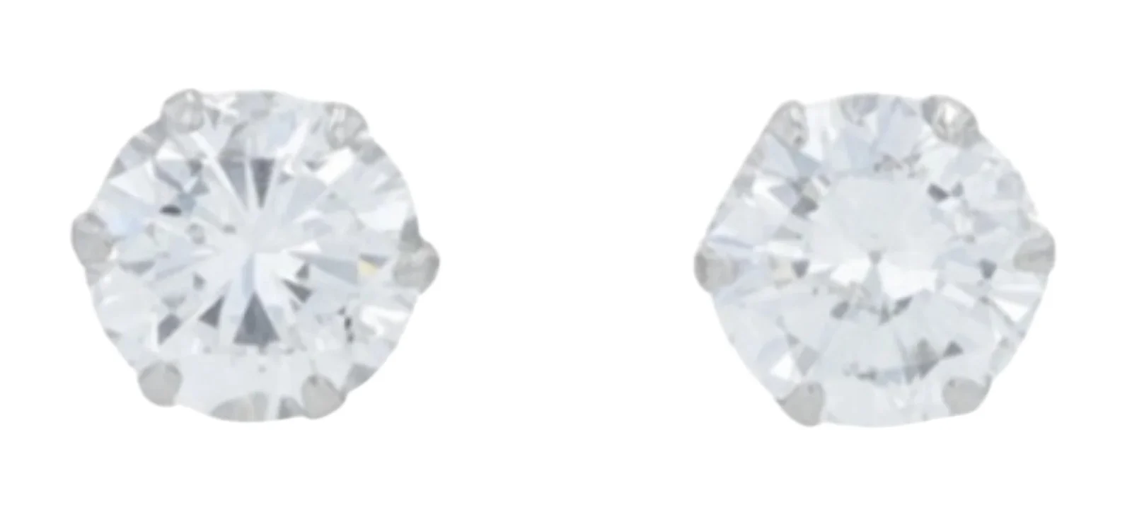 0.90ct Diamond Platinum Stud Earrings