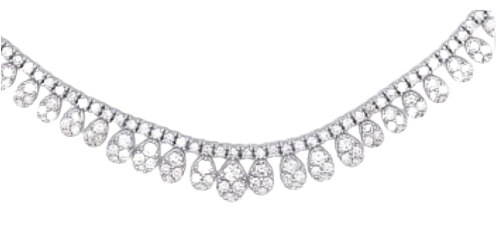 10ct Diamond 18K Gold Graduated Tennis Necklace 10ct Diamond 18K Gold Graduated Tennis Necklace