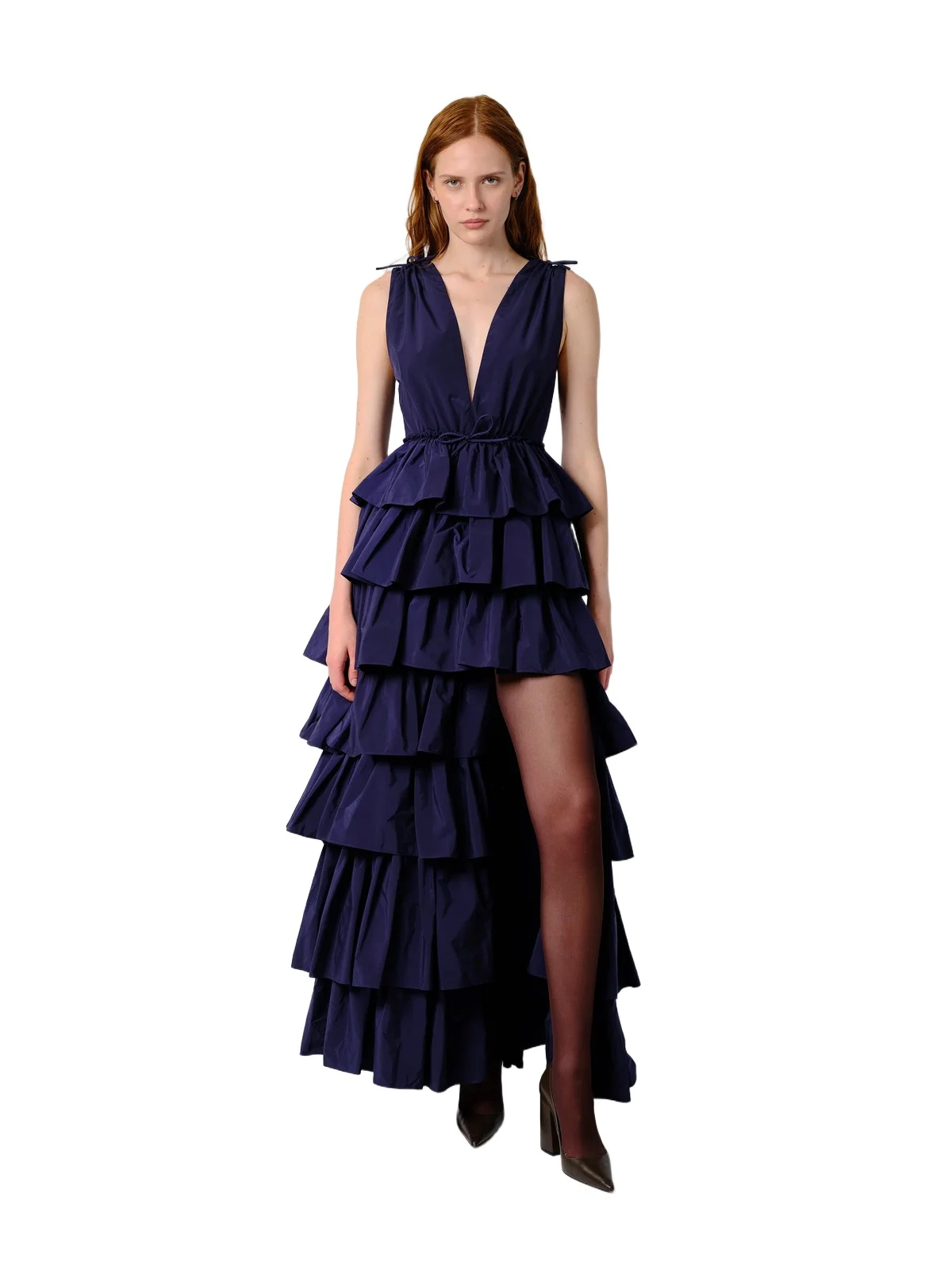 The Etta gown in navy The Etta gown in navy