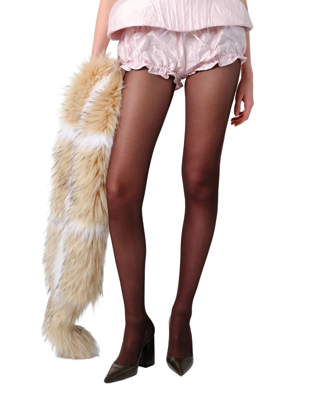 The faux fur boa The faux fur boa