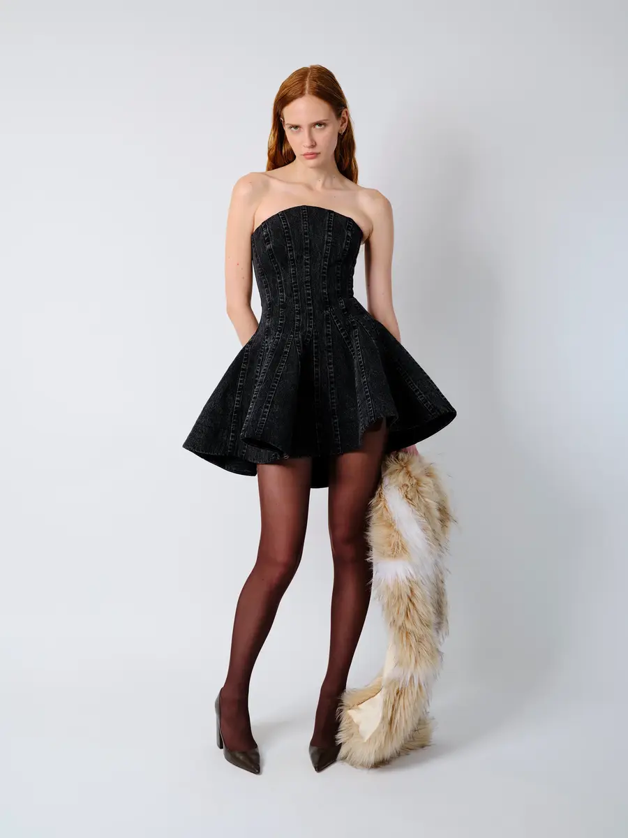 Aknvas The Lefa dress in black denim | Thumbnail 4 Aknvas The Lefa dress in black denim | Thumbnail 4