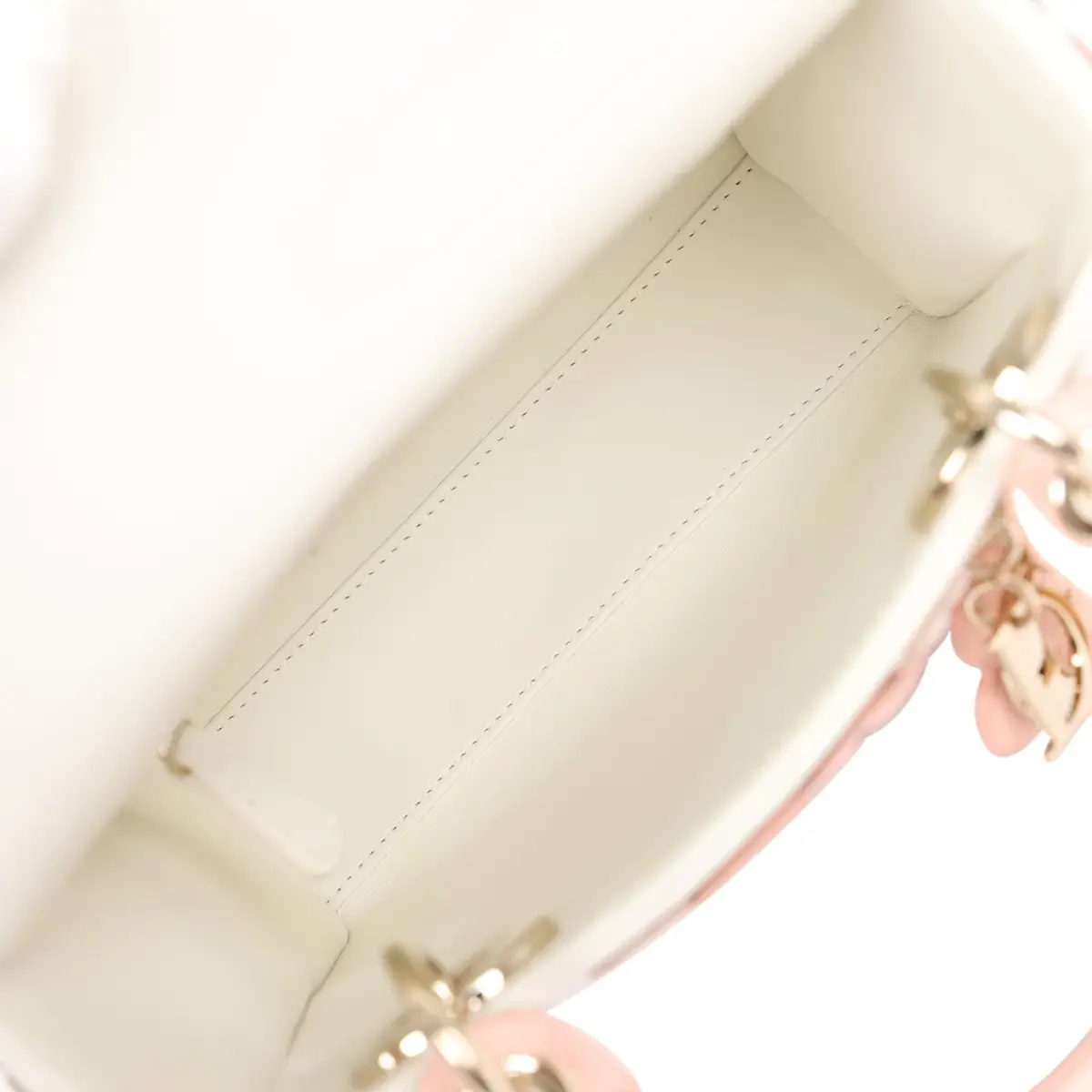 Dior Christian Dior Mini Lady Dior Bag "Buttercup" Rose Soupir, Off-White, Light Purple, Light Brown Lambskin Light Gold Hardware | Thumbnail 11 Dior Christian Dior Mini Lady Dior Bag "Buttercup" Rose Soupir, Off-White, Light Purple, Light Brown Lambskin Light Gold Hardware | Thumbnail 11