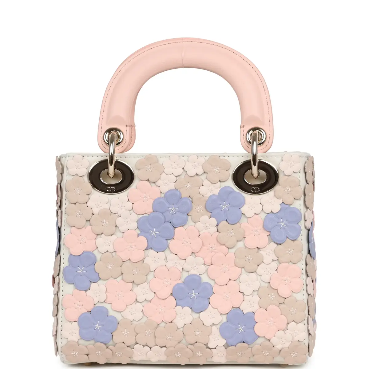Dior Christian Dior Mini Lady Dior Bag "Buttercup" Rose Soupir, Off-White, Light Purple, Light Brown Lambskin Light Gold Hardware | Thumbnail 4 Dior Christian Dior Mini Lady Dior Bag "Buttercup" Rose Soupir, Off-White, Light Purple, Light Brown Lambskin Light Gold Hardware | Thumbnail 4