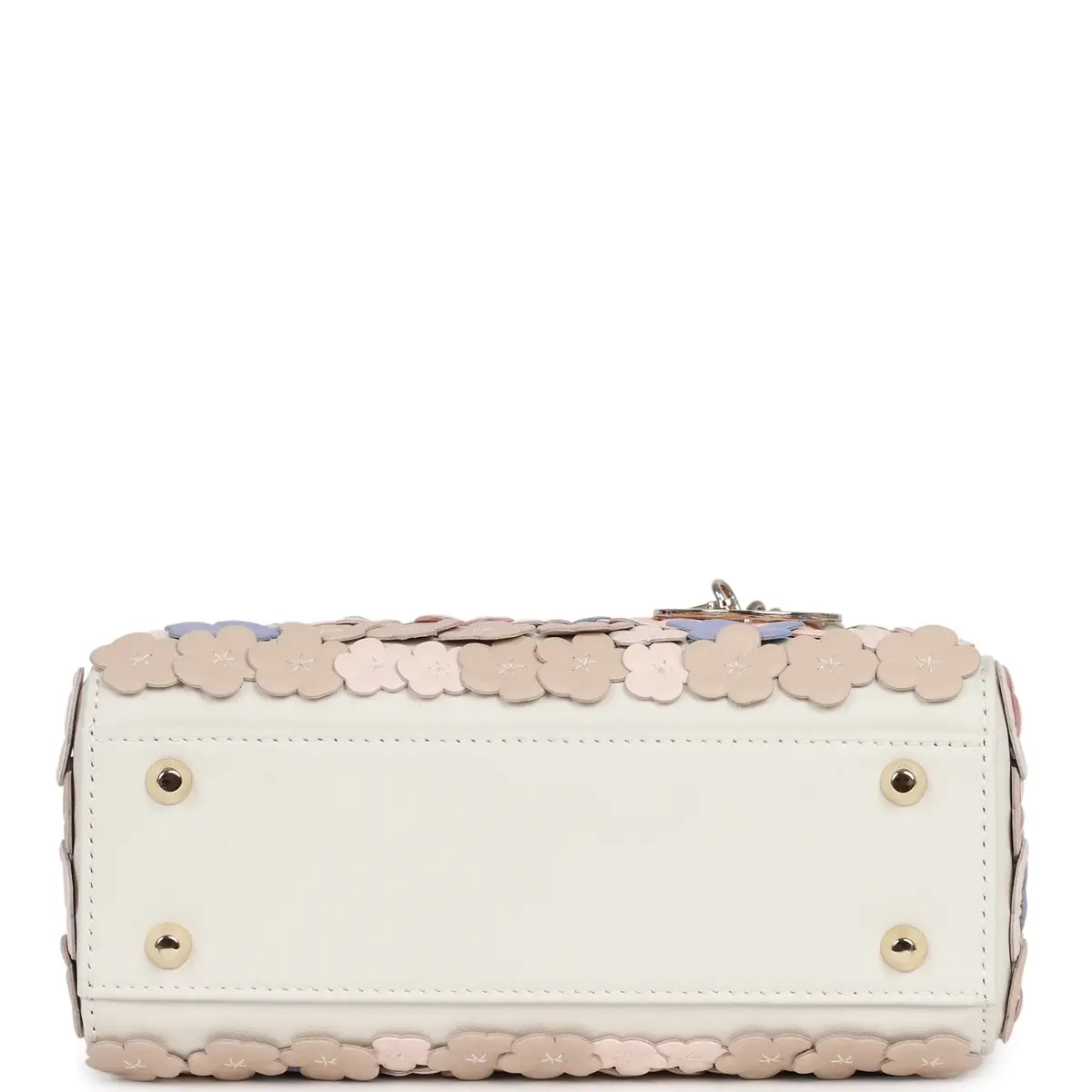 Dior Christian Dior Mini Lady Dior Bag "Buttercup" Rose Soupir, Off-White, Light Purple, Light Brown Lambskin Light Gold Hardware | Thumbnail 6 Dior Christian Dior Mini Lady Dior Bag "Buttercup" Rose Soupir, Off-White, Light Purple, Light Brown Lambskin Light Gold Hardware | Thumbnail 6