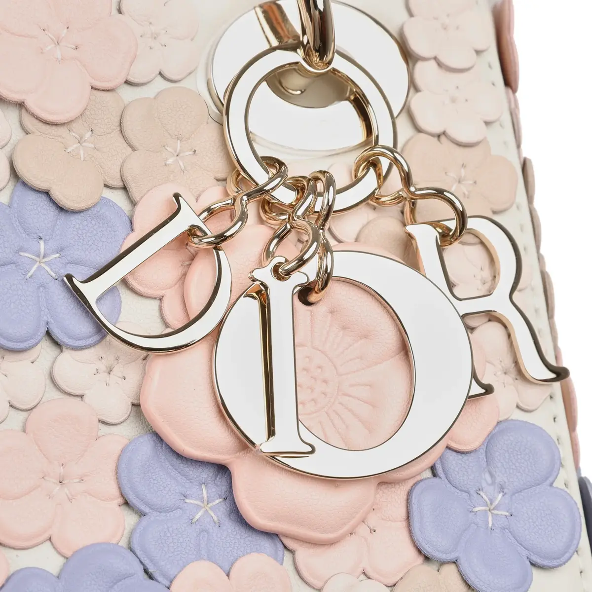 Dior Christian Dior Mini Lady Dior Bag "Buttercup" Rose Soupir, Off-White, Light Purple, Light Brown Lambskin Light Gold Hardware | Thumbnail 7 Dior Christian Dior Mini Lady Dior Bag "Buttercup" Rose Soupir, Off-White, Light Purple, Light Brown Lambskin Light Gold Hardware | Thumbnail 7