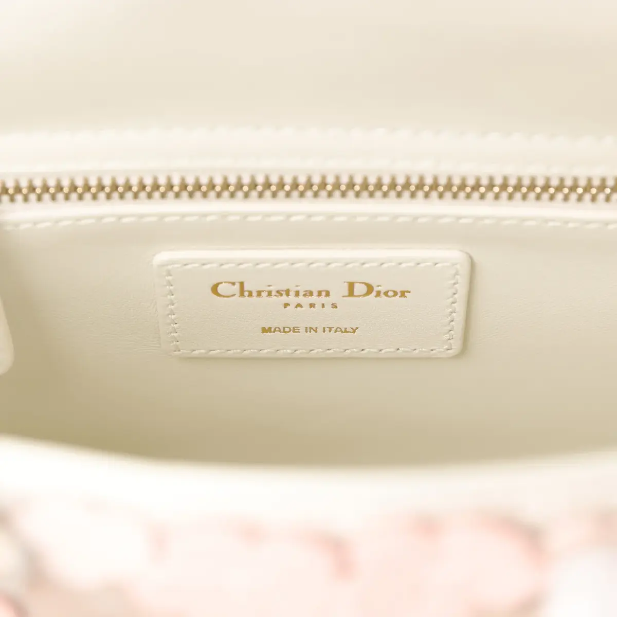 Dior Christian Dior Mini Lady Dior Bag "Buttercup" Rose Soupir, Off-White, Light Purple, Light Brown Lambskin Light Gold Hardware | Thumbnail 9 Dior Christian Dior Mini Lady Dior Bag "Buttercup" Rose Soupir, Off-White, Light Purple, Light Brown Lambskin Light Gold Hardware | Thumbnail 9