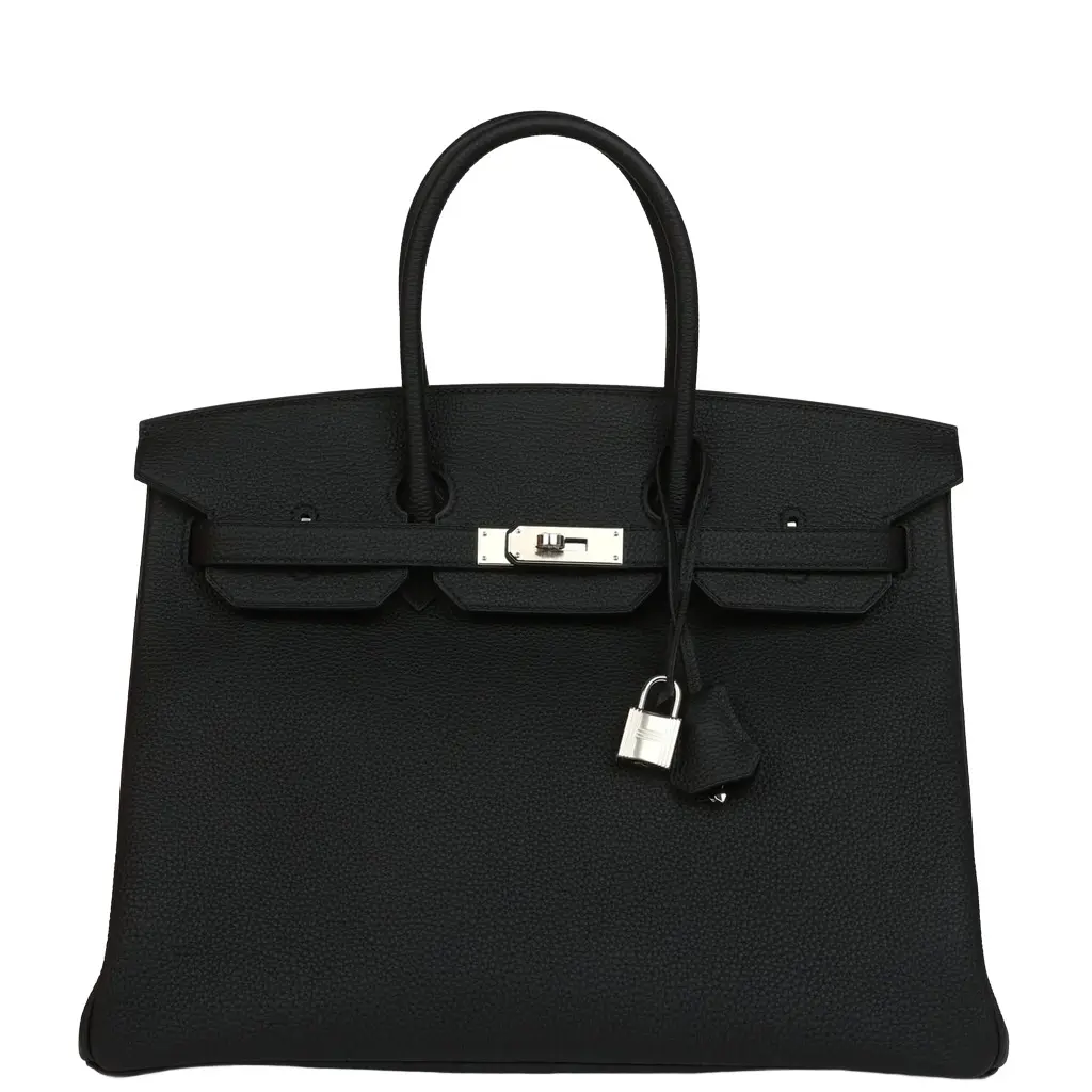 Hermes Birkin 35 Black Togo Palladium Hardware