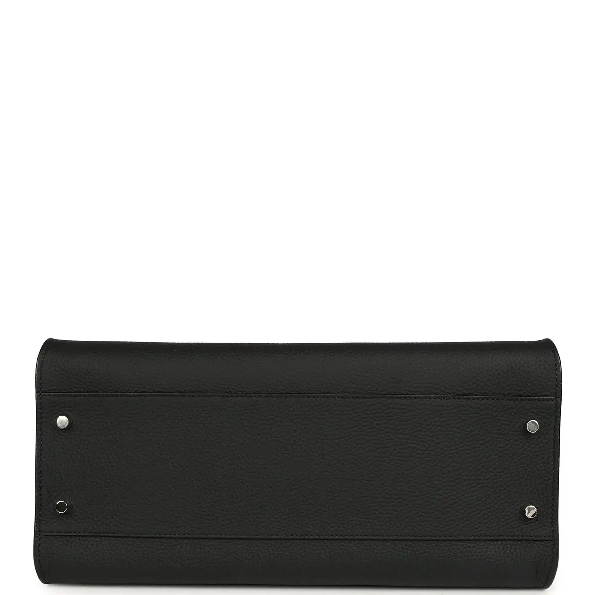 The Row The Row Soft Margaux Shoulder 12 Bag Black Calfskin Silver Hardware | Thumbnail 6