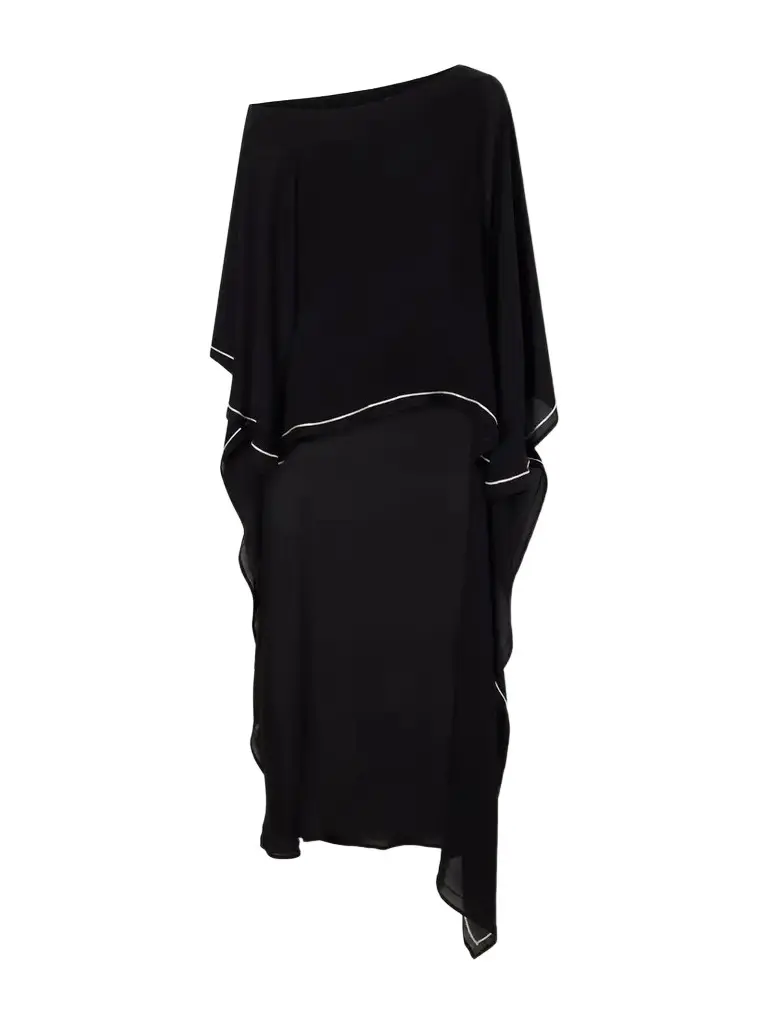 Permanecer Off-the-shoulder Silk-georgette Blouse