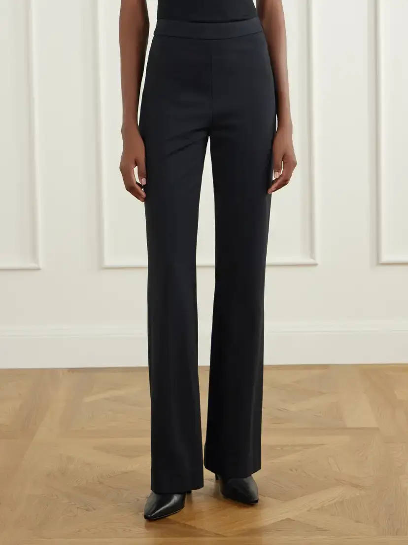 Veronica Beard Gracie Stretch-jersey Flared Pants | Thumbnail 3 Veronica Beard Gracie Stretch-jersey Flared Pants | Thumbnail 3