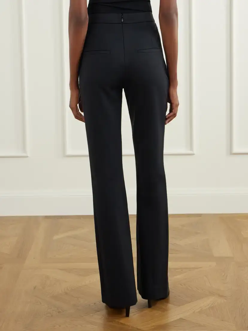 Veronica Beard Gracie Stretch-jersey Flared Pants | Thumbnail 4 Veronica Beard Gracie Stretch-jersey Flared Pants | Thumbnail 4