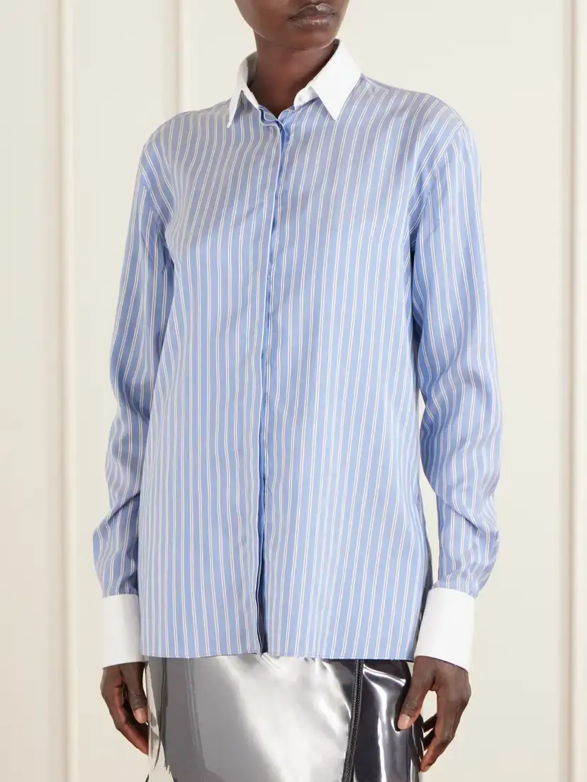 Tom Ford Striped Silk Shirt | Thumbnail 3 Tom Ford Striped Silk Shirt | Thumbnail 3
