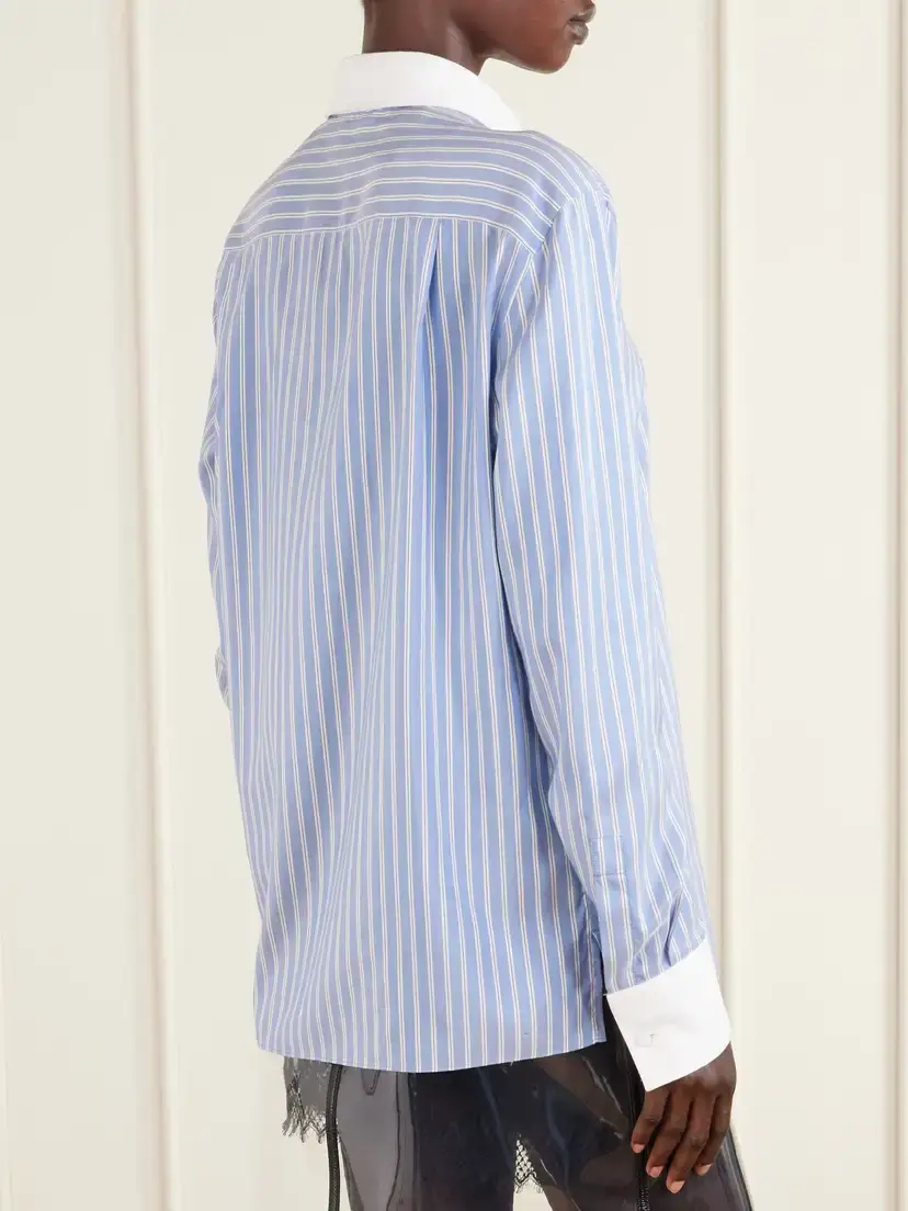 Tom Ford Striped Silk Shirt | Thumbnail 4 Tom Ford Striped Silk Shirt | Thumbnail 4