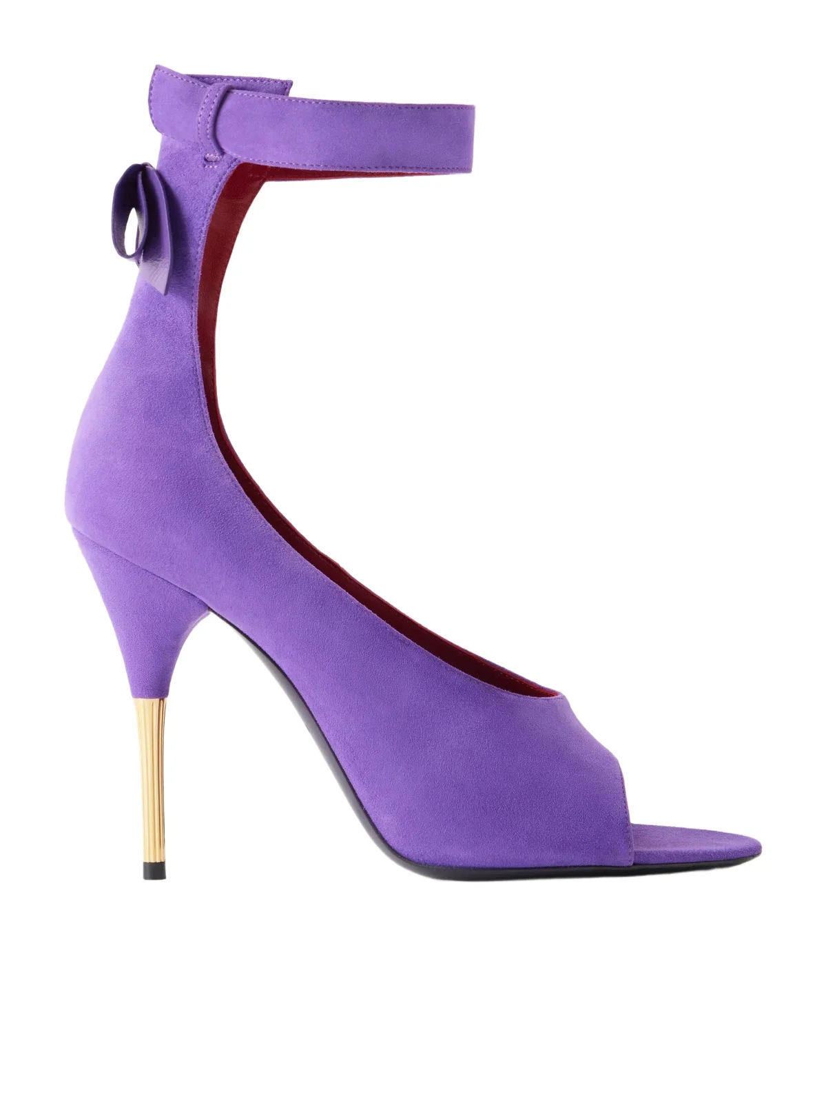 Valentino Garavani Fatale 105 Bow-detailed Suede Sandals