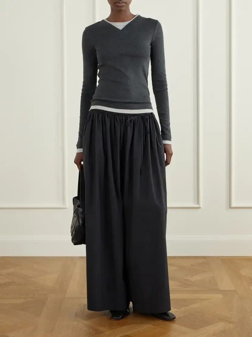 St. Agni Organic Cotton-poplin Wide-leg Pants | Thumbnail 2