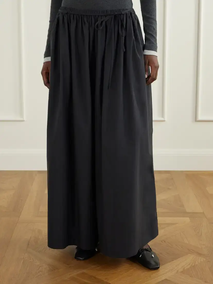 St. Agni Organic Cotton-poplin Wide-leg Pants | Thumbnail 3