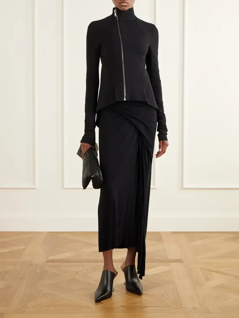 Rick Owens Naska Gary Stretch-jersey Jacket | Thumbnail 2 Rick Owens Naska Gary Stretch-jersey Jacket | Thumbnail 2