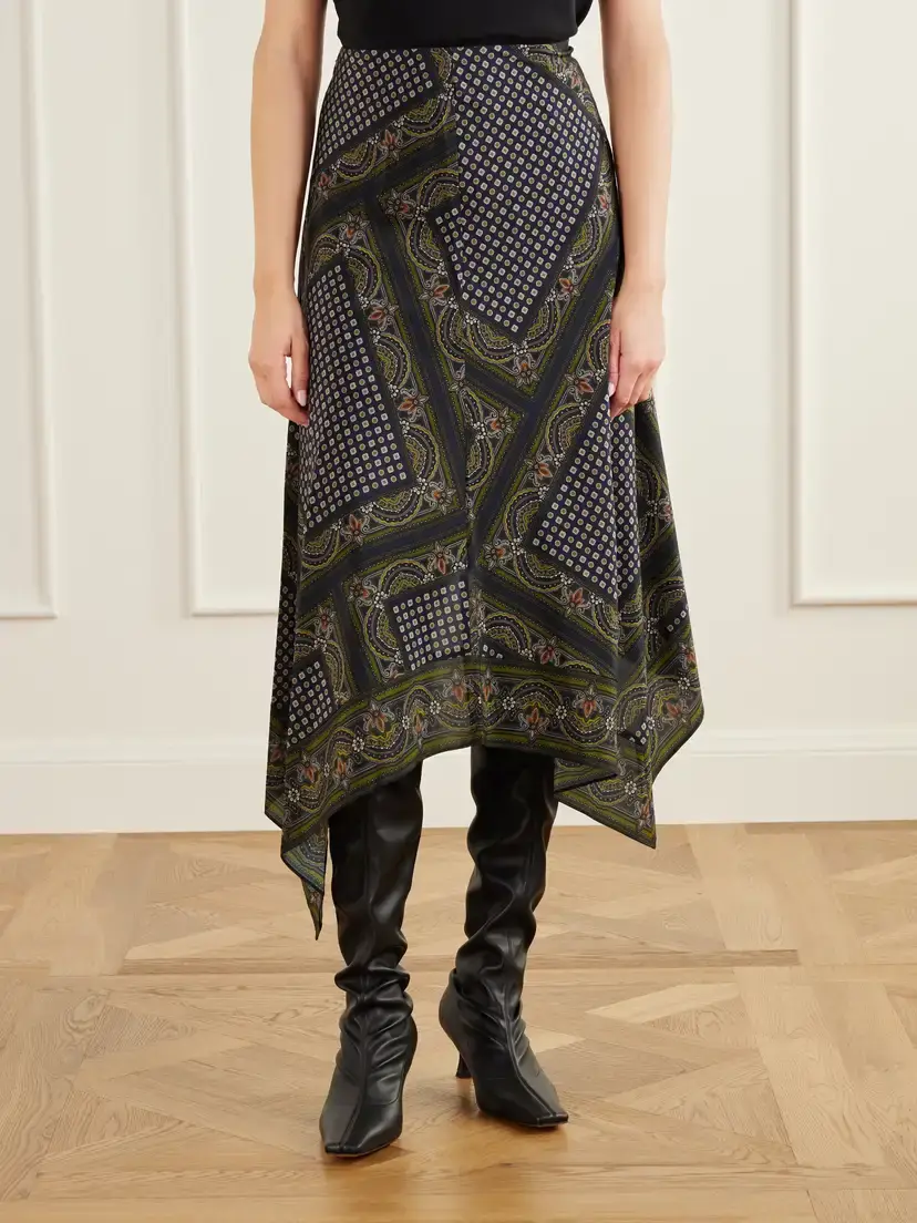 Veronica Beard Hartley Paisley-print Silk-blend Maxi Skirt | Thumbnail 3 Veronica Beard Hartley Paisley-print Silk-blend Maxi Skirt | Thumbnail 3