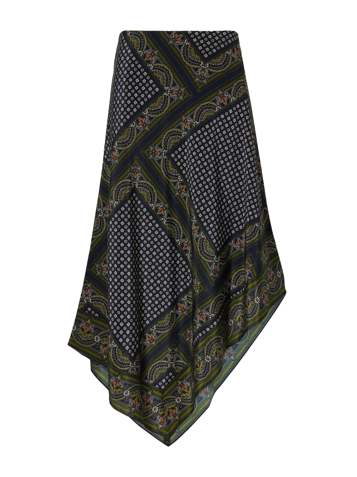 Hartley Paisley-print Silk-blend Maxi Skirt