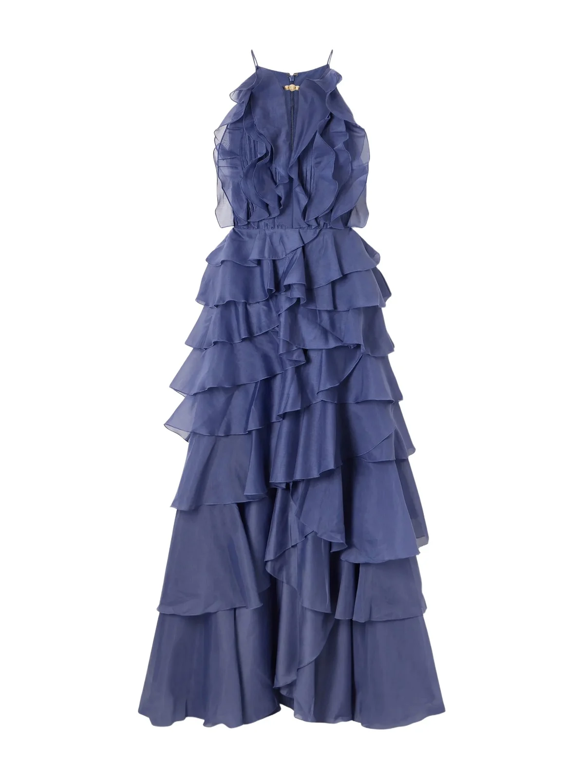 Cleo Ruffled Tiered Organza Gown Cleo Ruffled Tiered Organza Gown