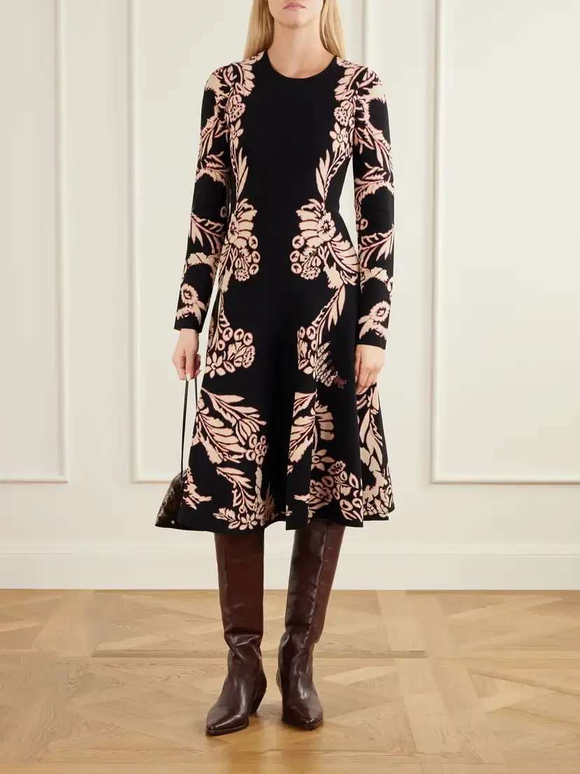 Ulla Johnson Nerissa Floral-jacquard Midi Dress | Thumbnail 2 Ulla Johnson Nerissa Floral-jacquard Midi Dress | Thumbnail 2