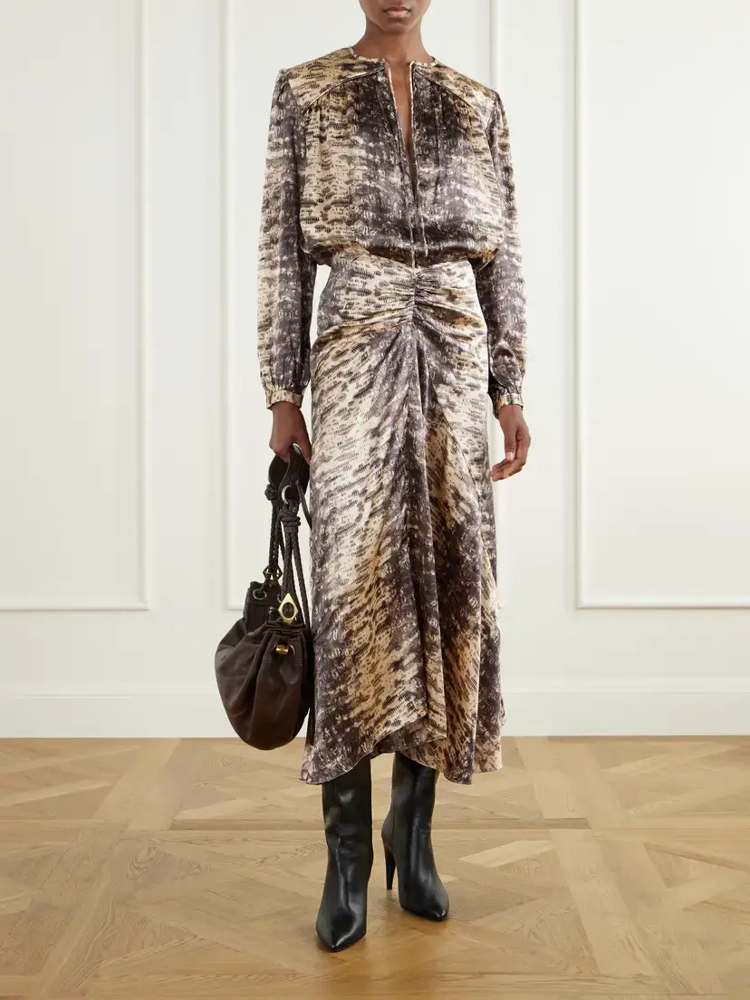 Isabel Marant Laraya Printed Silk Blouse | Thumbnail 2 Isabel Marant Laraya Printed Silk Blouse | Thumbnail 2