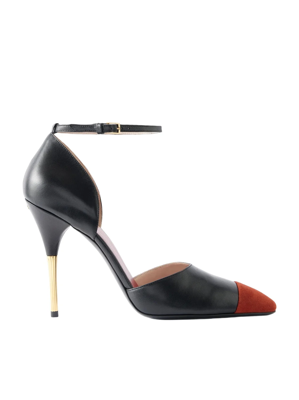 Valentino Garavani Sinead Suede-trimmed Leather Pumps
