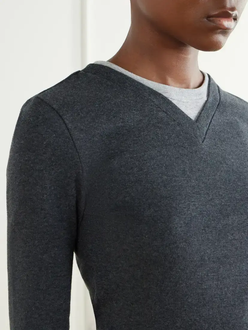 St. Agni Double-layered Organic Cotton-jersey T-shirt | Thumbnail 4 St. Agni Double-layered Organic Cotton-jersey T-shirt | Thumbnail 4