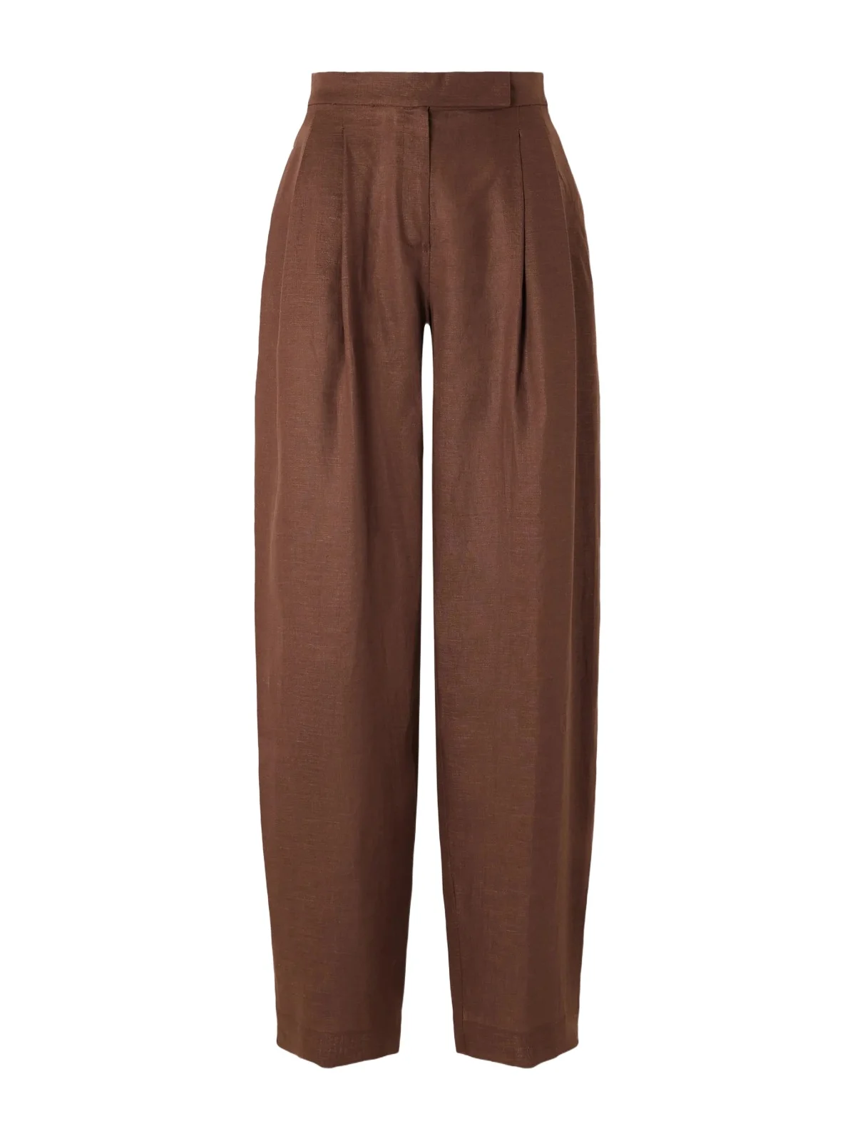 Seguirte Pleated Linen Tapered Pants Seguirte Pleated Linen Tapered Pants