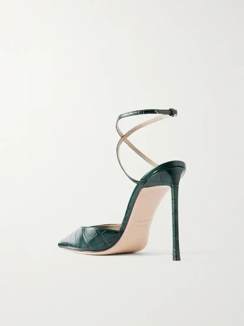 Tom Ford Selen 105 Croc-effect Leather Pumps | Thumbnail 3 Tom Ford Selen 105 Croc-effect Leather Pumps | Thumbnail 3
