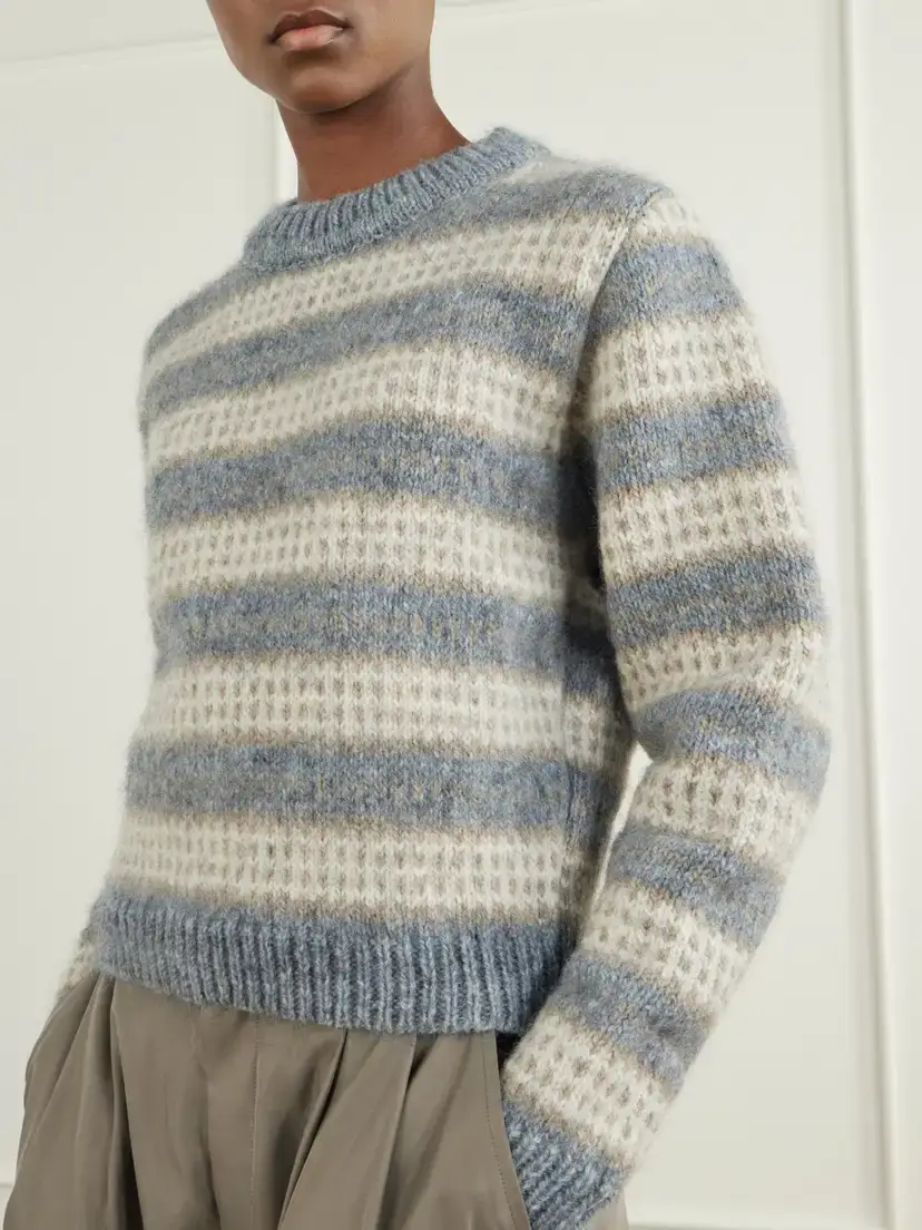 SKALL Svala Striped Wool Sweater | Thumbnail 5
